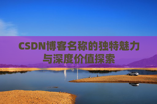 CSDN博客名称的独特魅力与深度价值探索